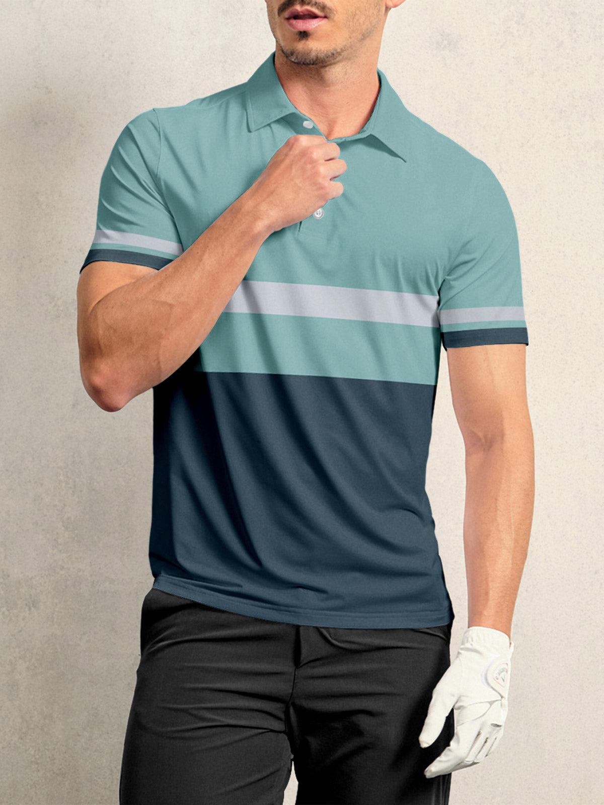 Verspieltes nautisches Poloshirt mit LSF 50+