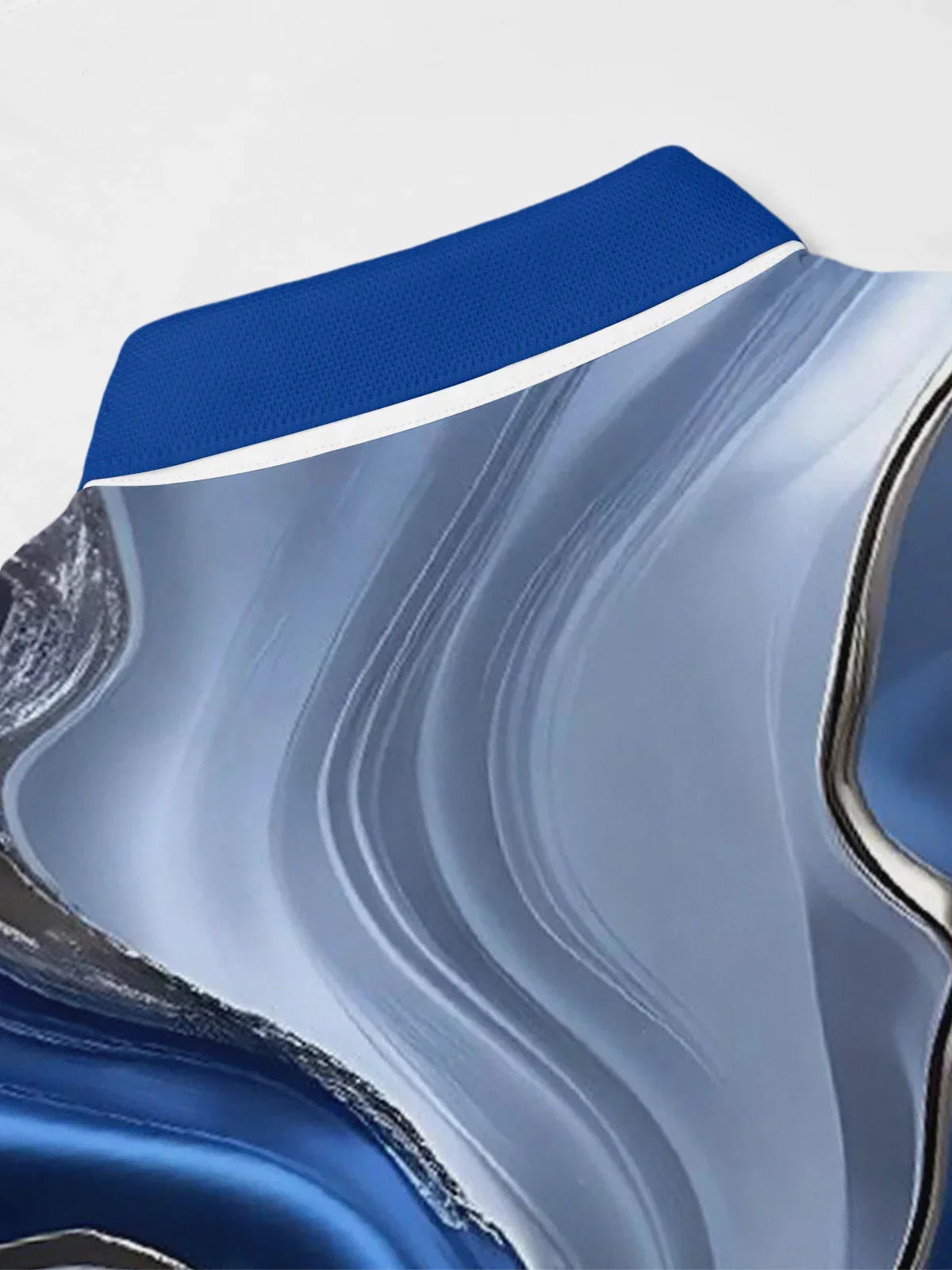 Haut de polo à col côtelé Inked Skins pour hommes UPF50+