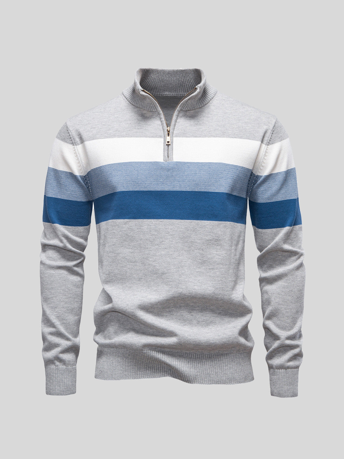 More Than Basic Men's Midweight Golf Quarter Zip Sweater