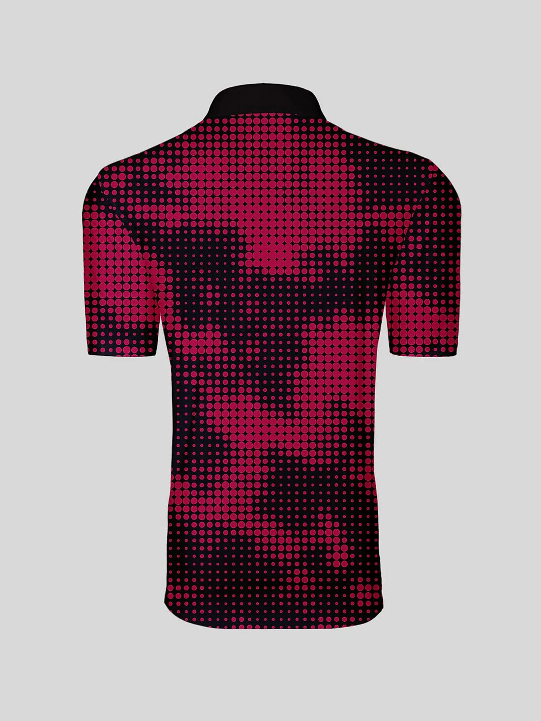 Inked Skins Men's Ribbed Collar Polo Top UPF50+