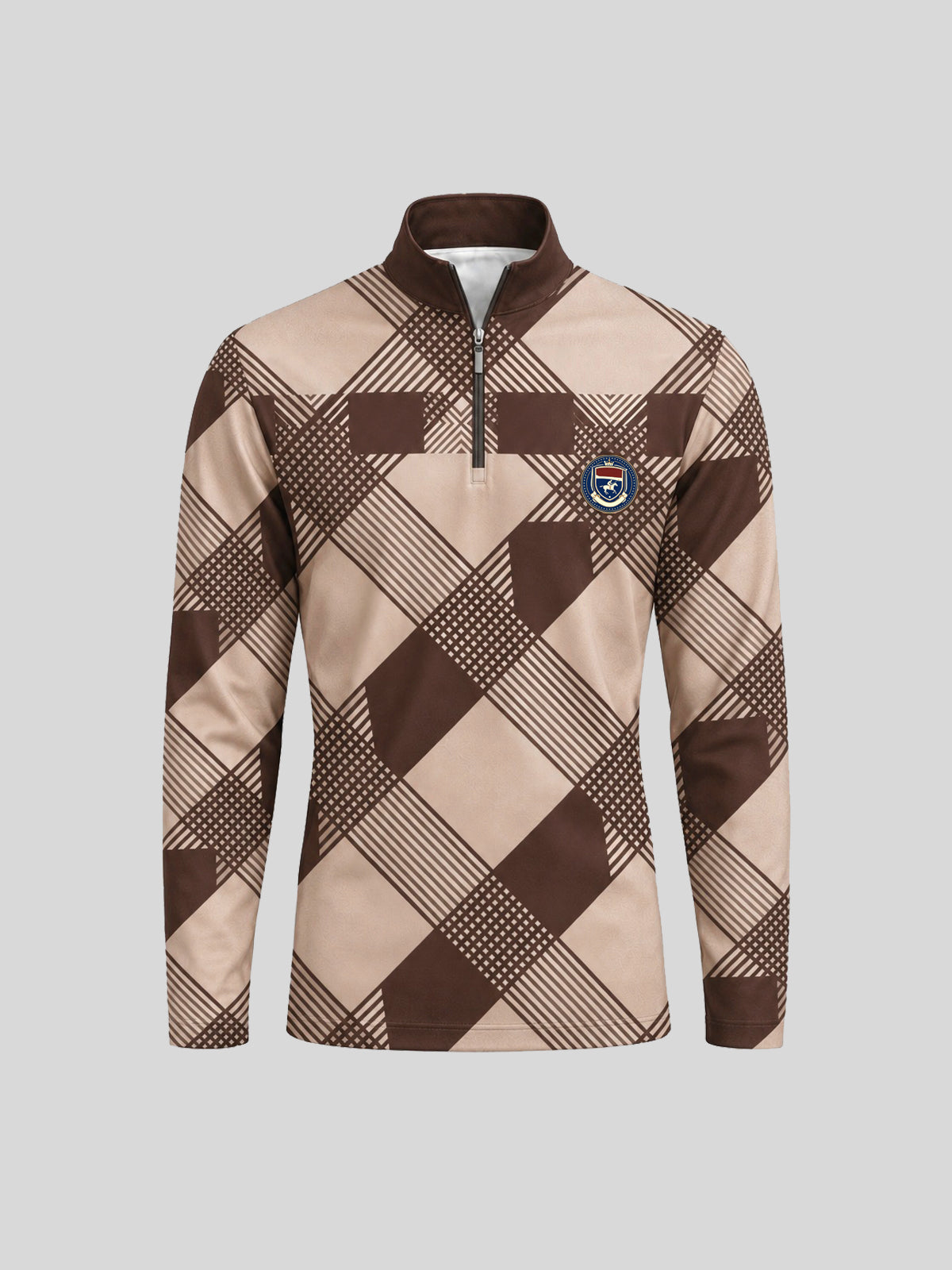 Equestrian Heritage Men's Lightweight Golf Shirt Quarterzip UPF50+