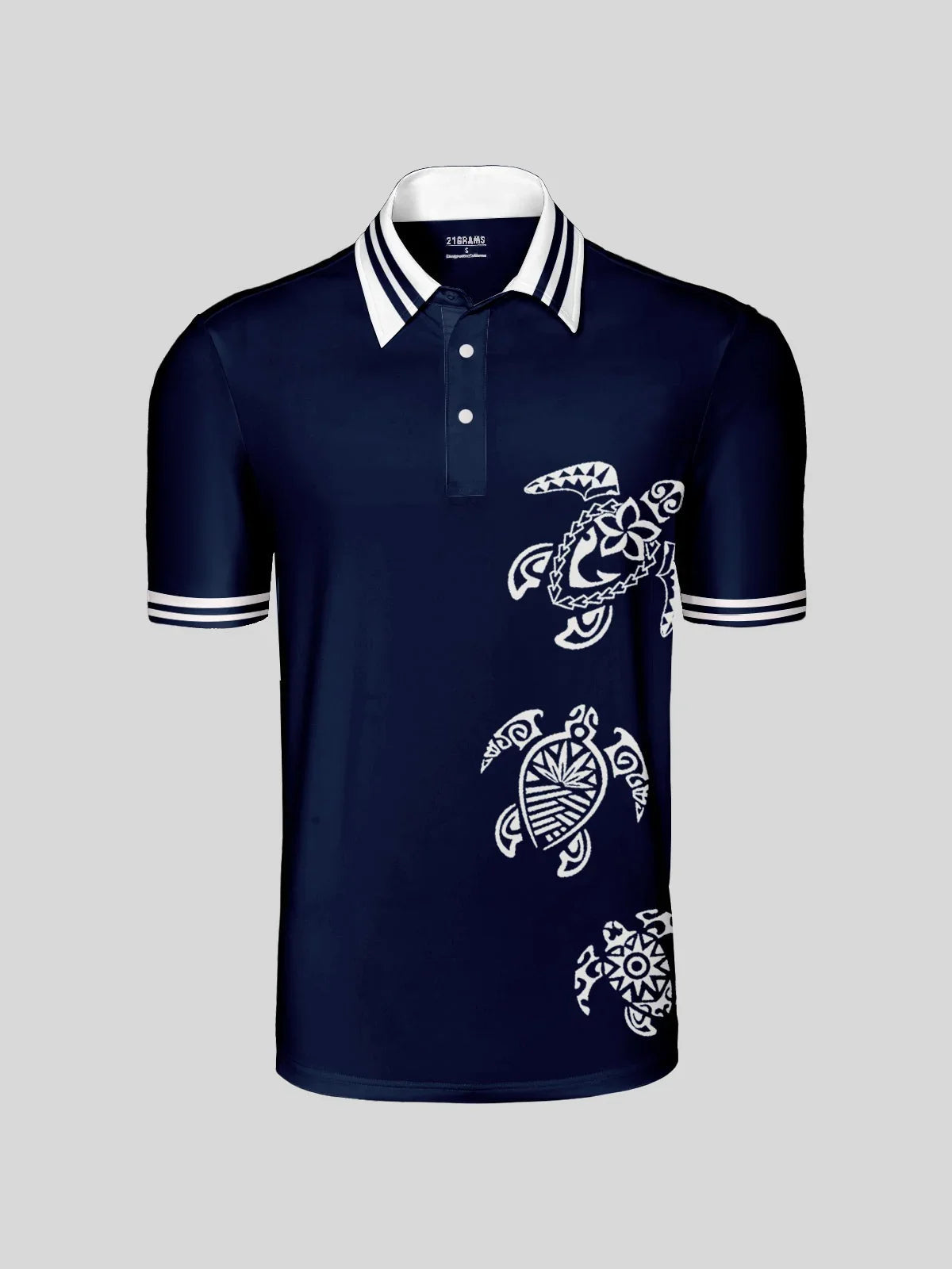 Playful Nautical Men's Polo Top UPF50+