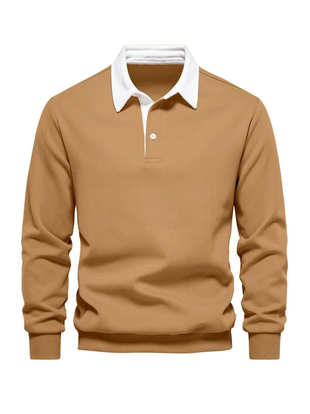 Mehr als nur ein einfaches Herren-Golf-Sweatshirt mit Knopfleiste und Kragen