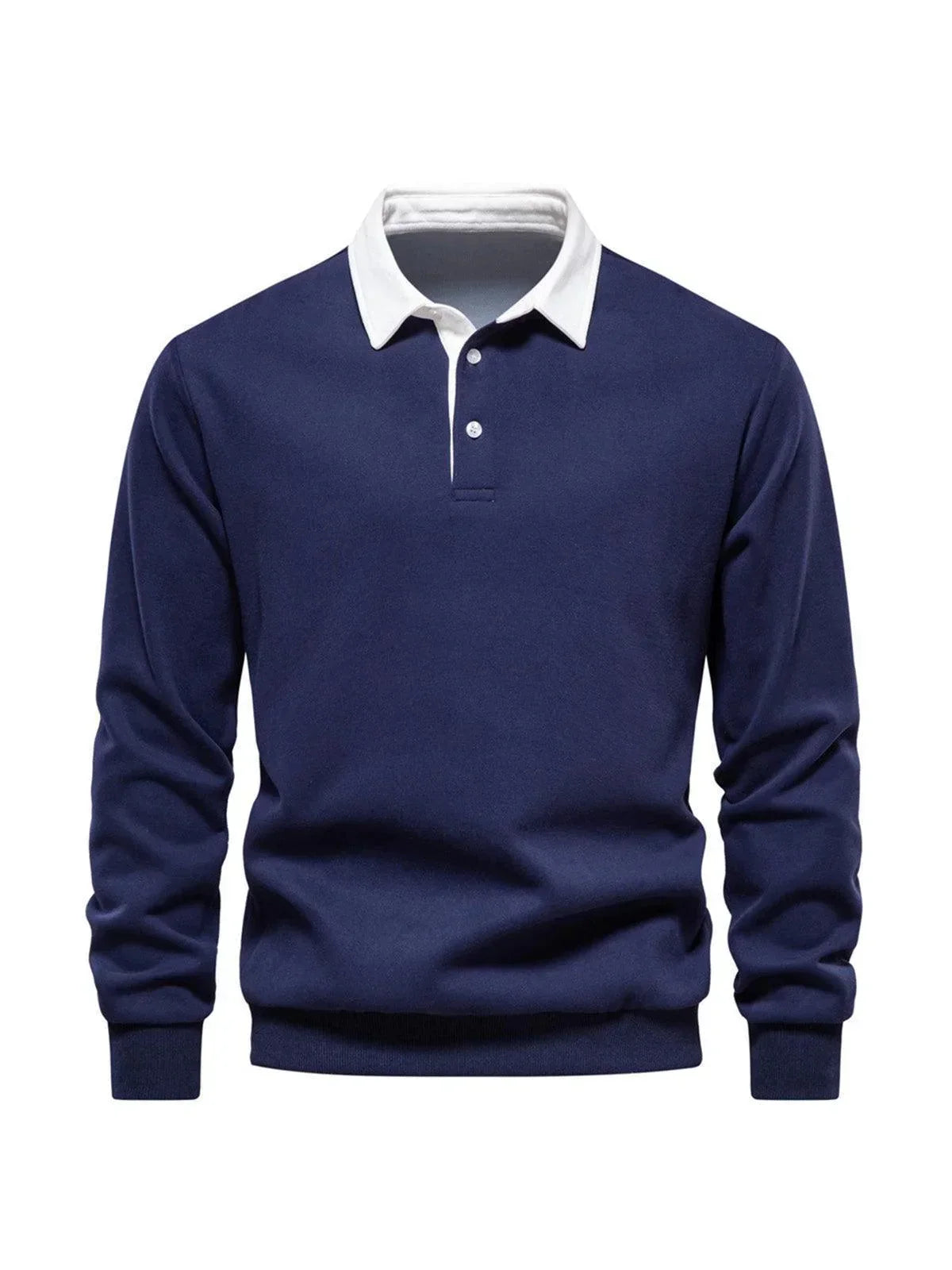 Sweat-shirt boutonné à col pour homme More Than Basic