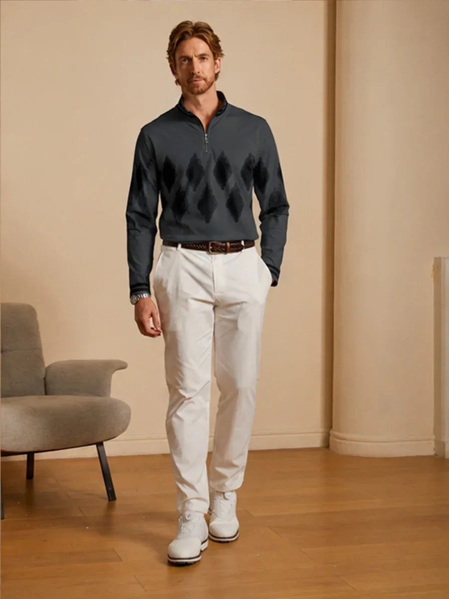 Not So Classic Men's Golf Shirt Quarterzip UPF50+