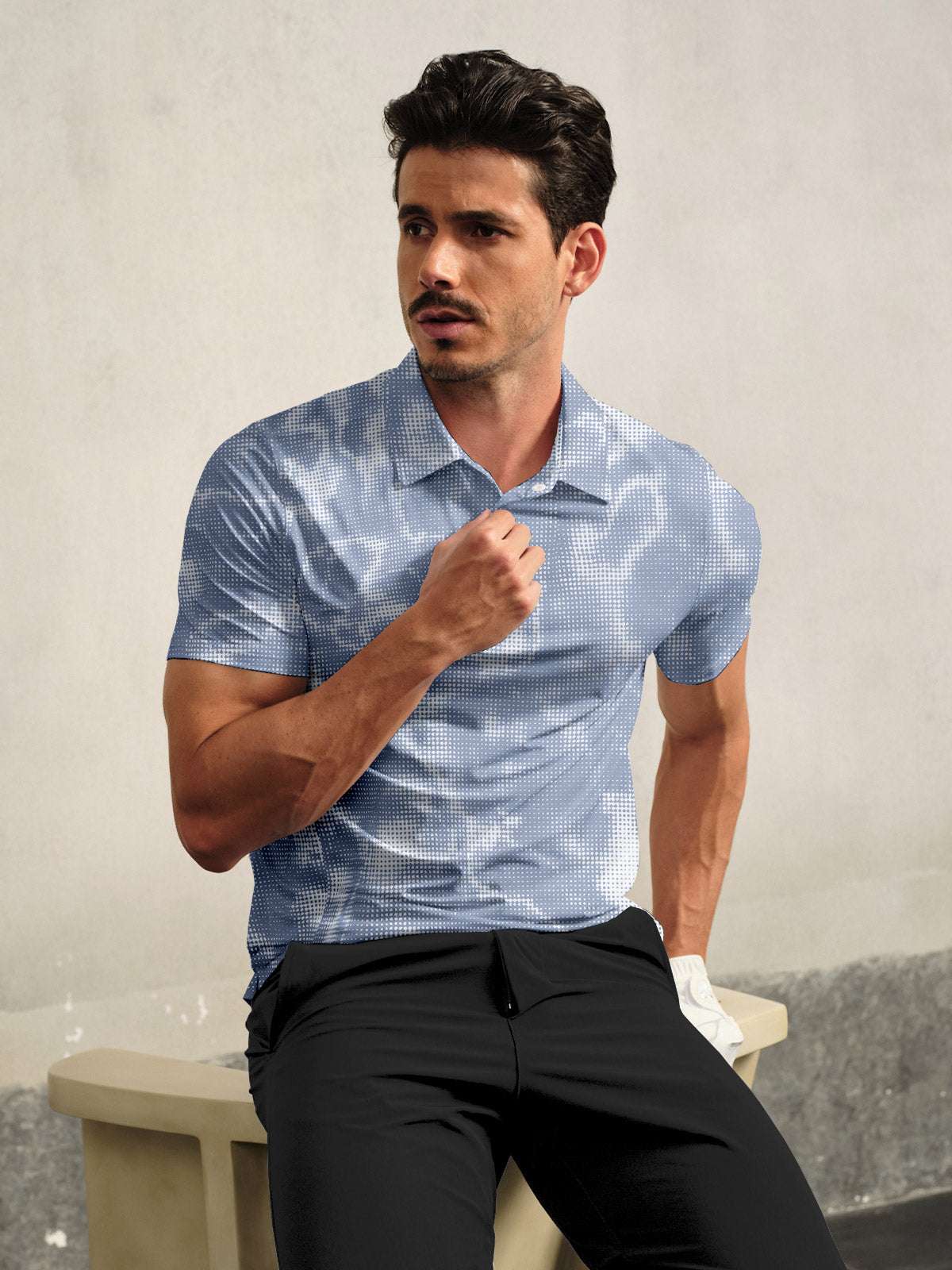 Inked Skins Herren-Poloshirt LSF 50+