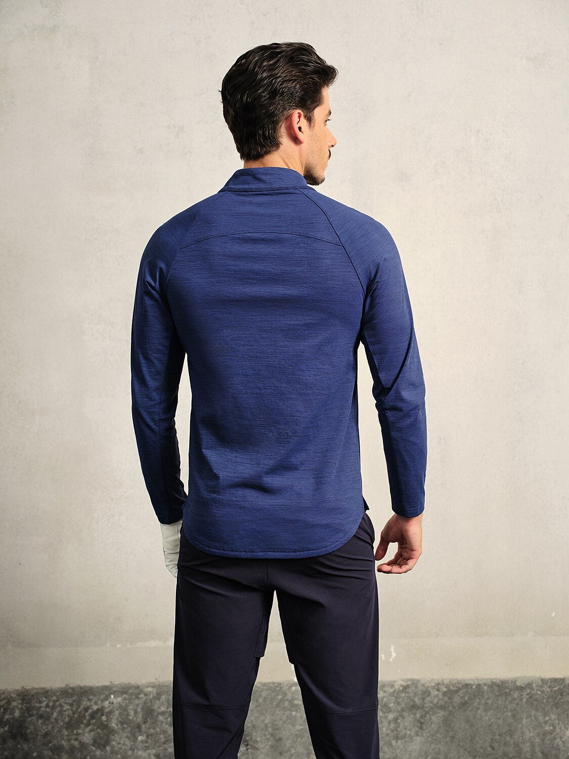 More Than Basic Men's Golf Shirt Quarterzip UPF50+