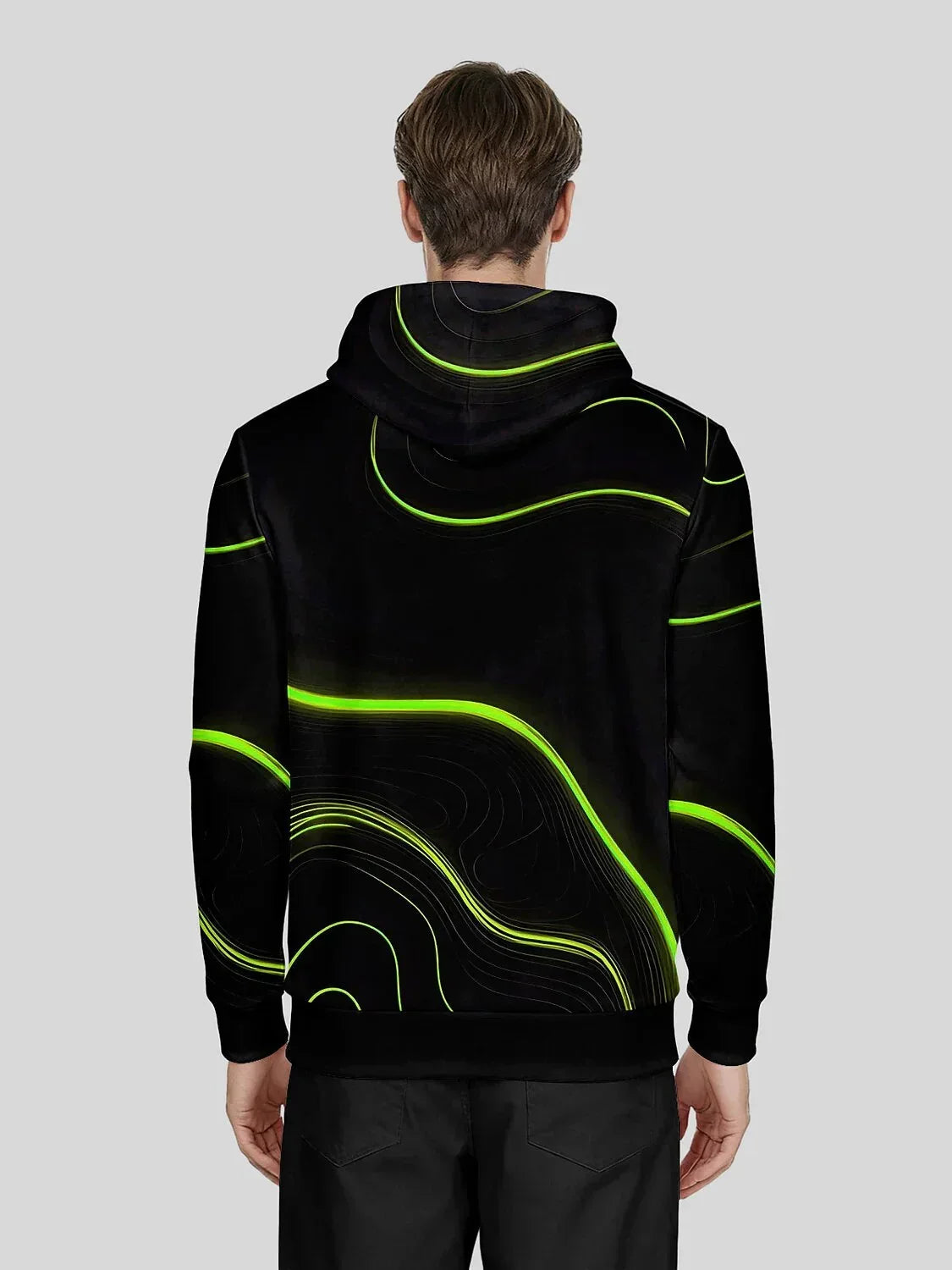 Sweat-shirt à capuche pour homme de golf Airbrush