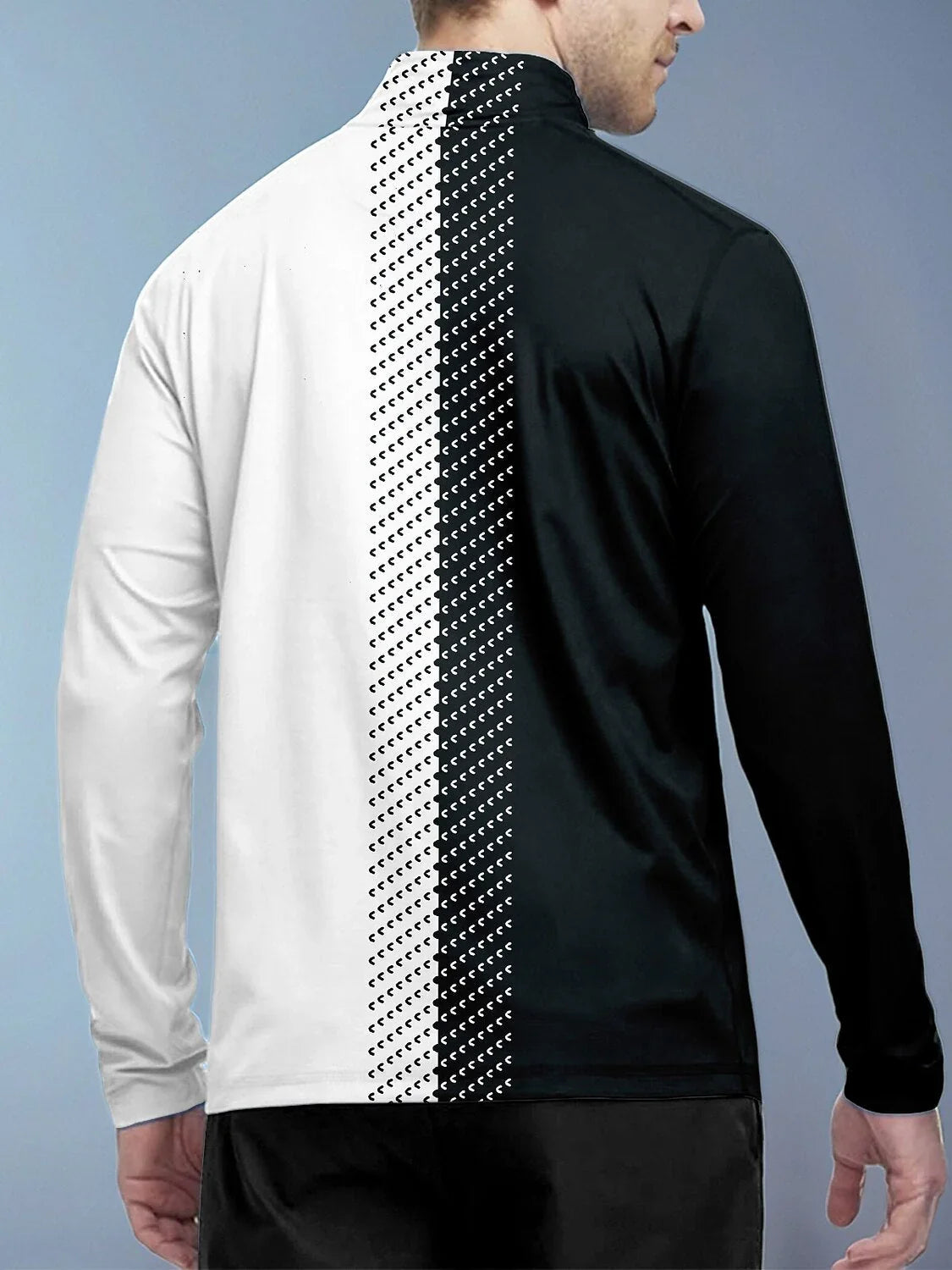 Non Così Classico Maglia da golf da uomo Quarterzip UPF50+