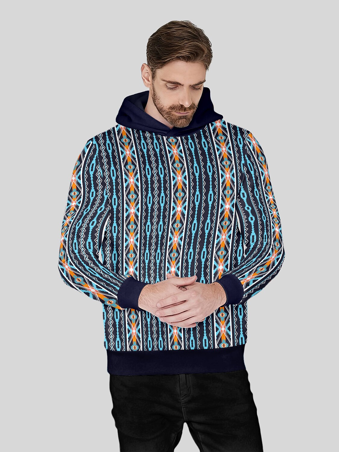 Bold Baroque Men's Golf Hooded Sweatshirt