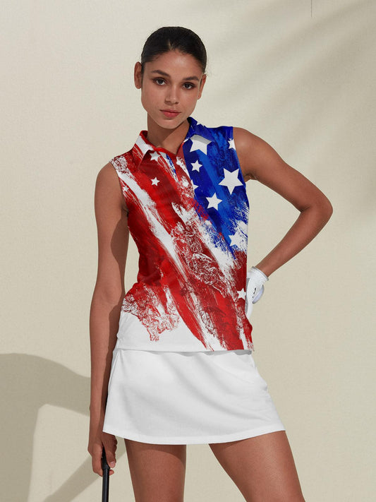 Hyper-prep-USA 1776 Polo Top UPF50+ - Acegolfs