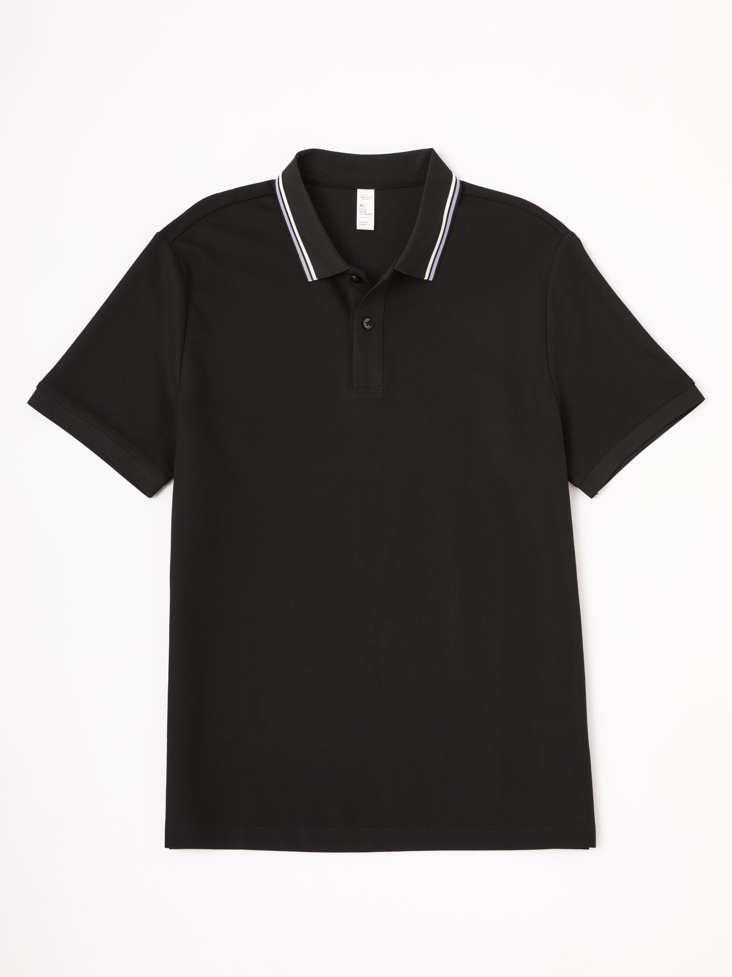 NudeMod Men's Cotton-Modal Polo Top