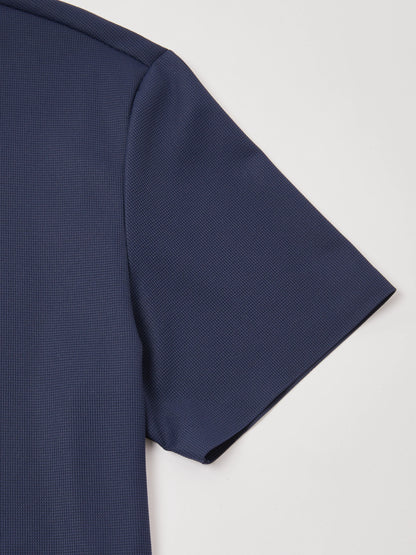 NyCool Men's Seamless Bonded Polo Shirt Quarterzip