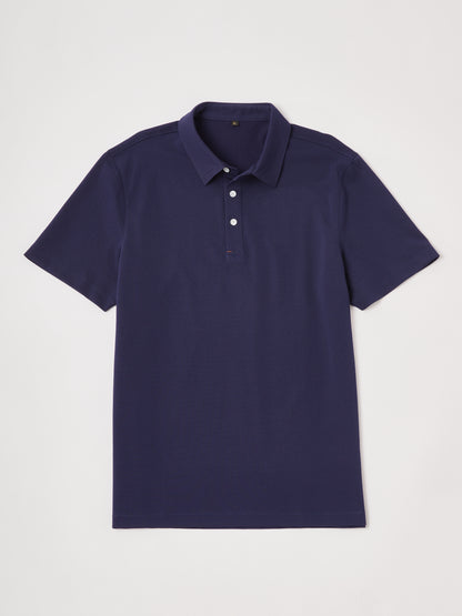PearlTex Men's Cotton-Silk Blend Polo Top