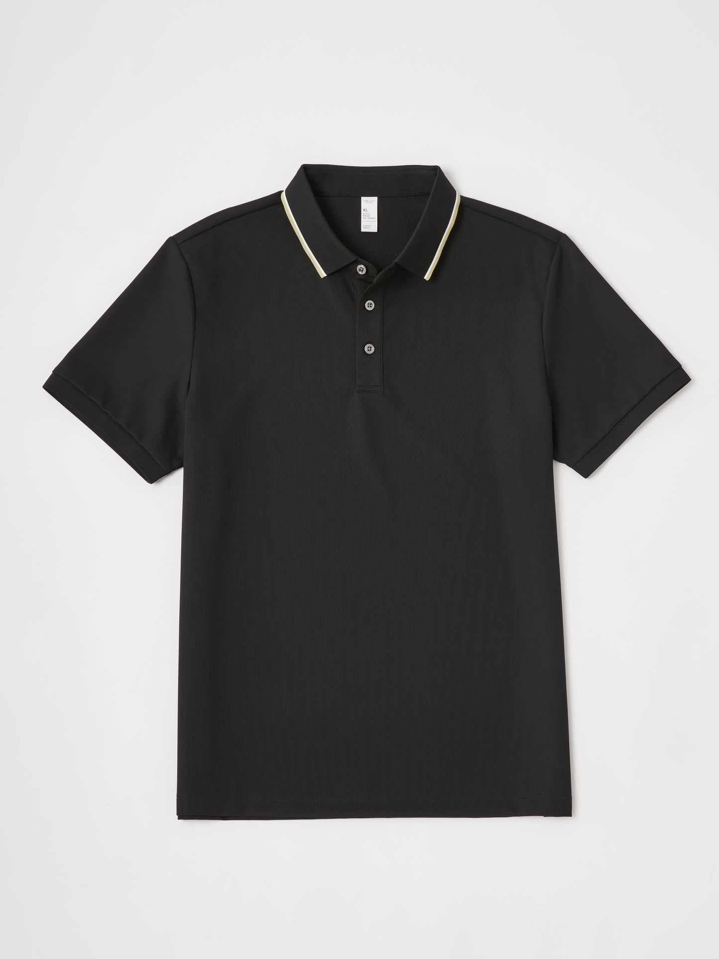 NyCool Men's Waffle-Knit Polo Top