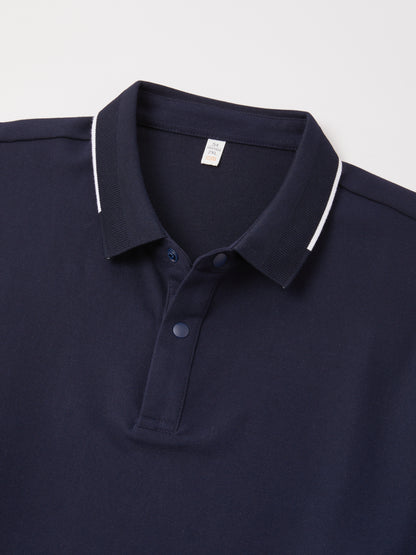 CotFlex Men's Cotton Blend Long-Sleeve Polo