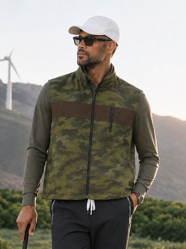 Inked Skins Men's Camo Lightweight Vest