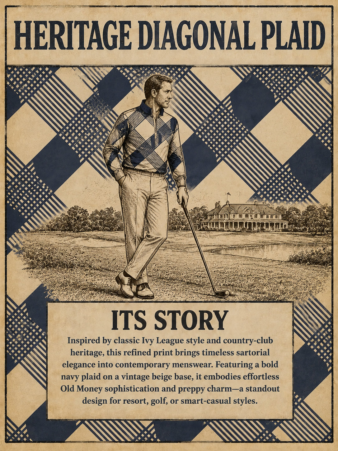 Equestrian Heritage Men's Stretch Golf Pants