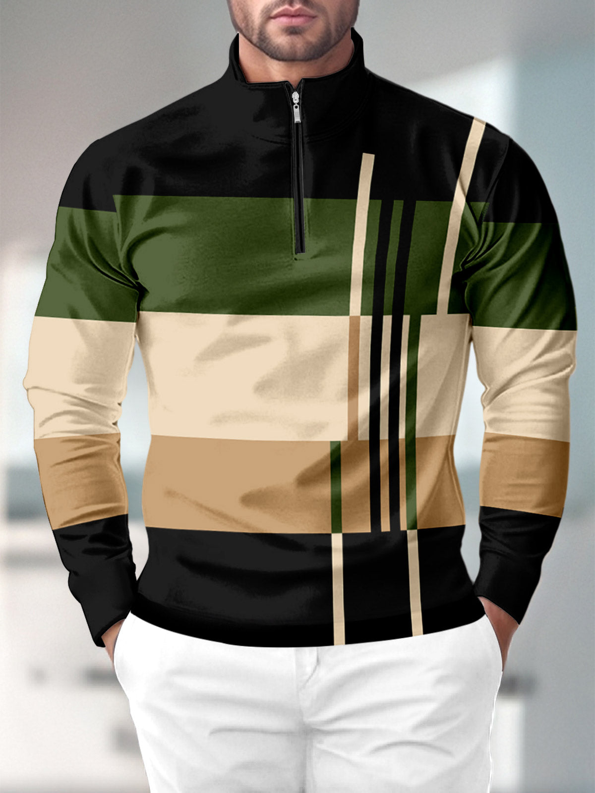 Hyper-prep Golf Shirt Quarterzip UPF50+