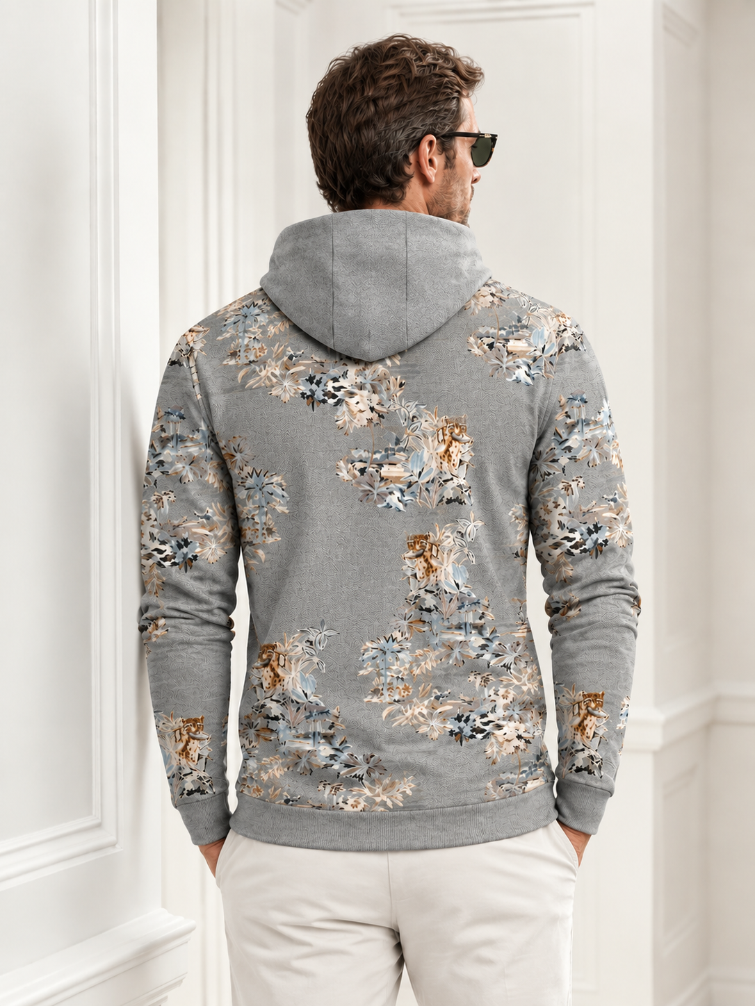 Botanical Energy Men's Golf Hooded Sweatshirt