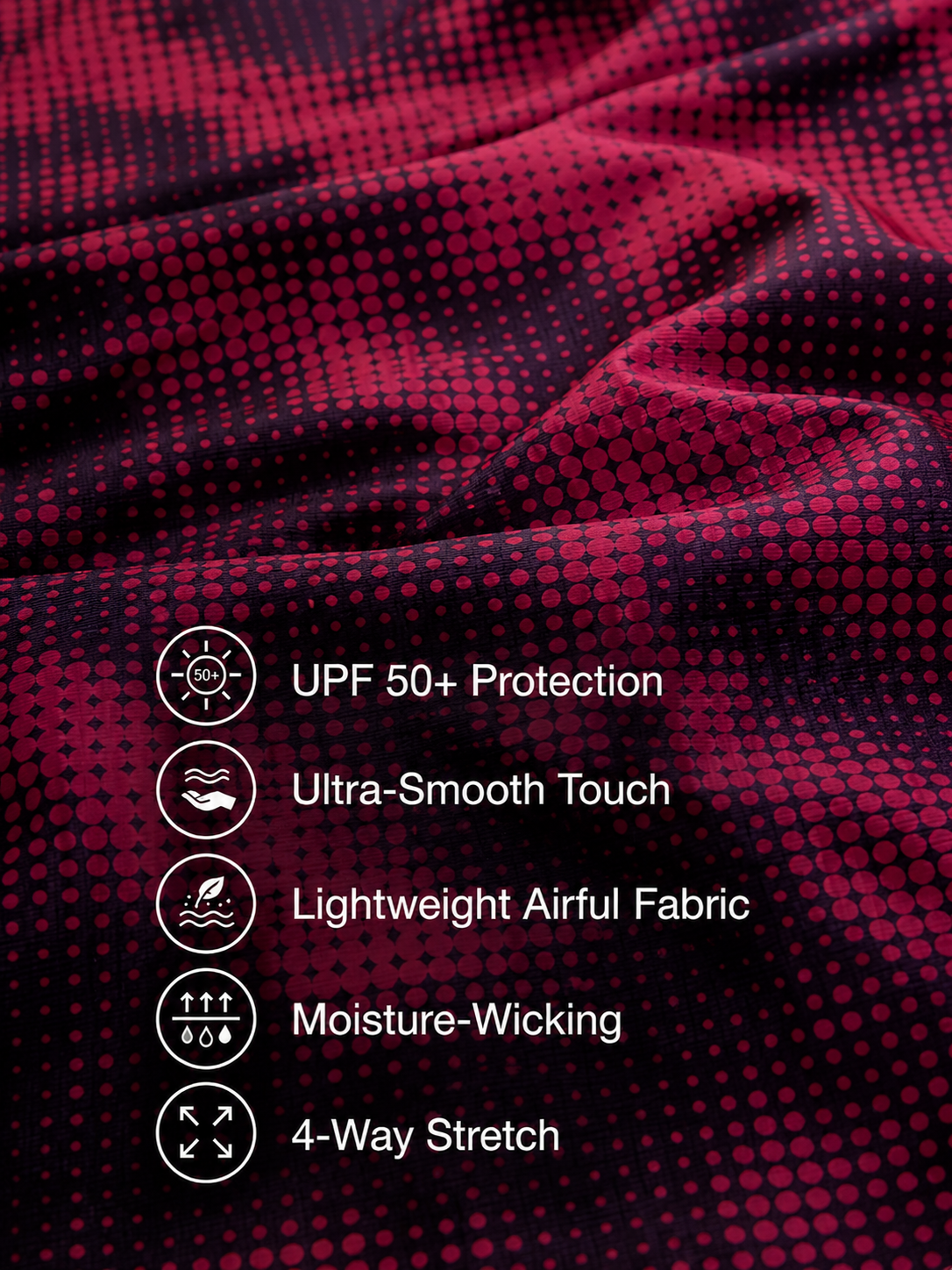 Inked Skins Haut de Polo Homme à Col Côtelé Protection UPF50+