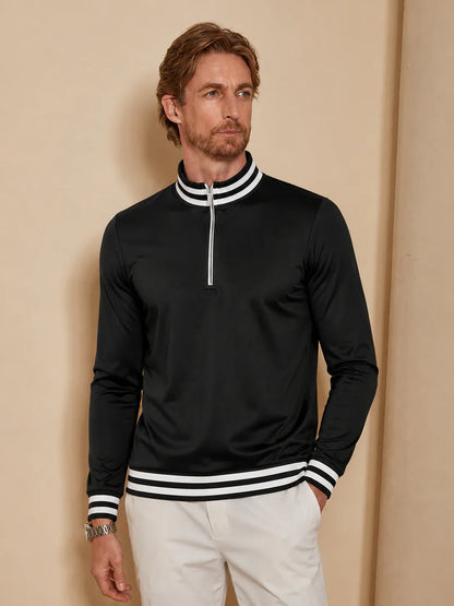 Navycore Herren Golfshirt Quarterzip UPF50+