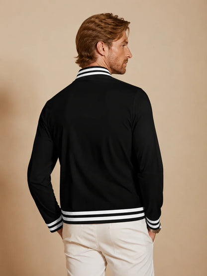 Navycore Herren Golfshirt Quarterzip UPF50+