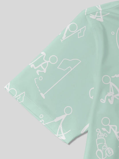 Hyper-prep Polo Top Uomo con Collo a Coste UPF50+