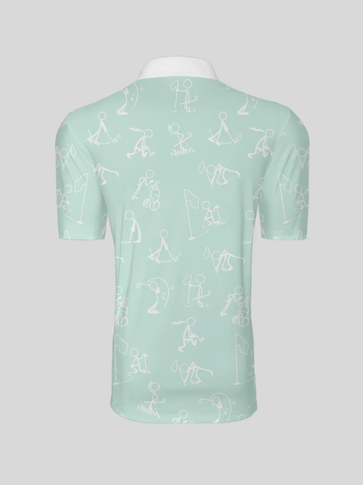 Hyper-prep Polo Top Uomo con Collo a Coste UPF50+