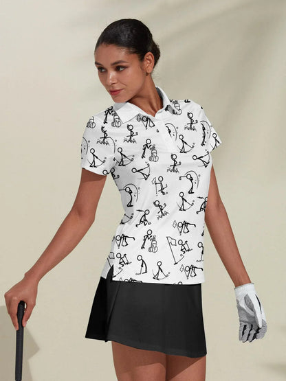 Acegolfs Hyper-prep Women's Polo Top UPF50+
