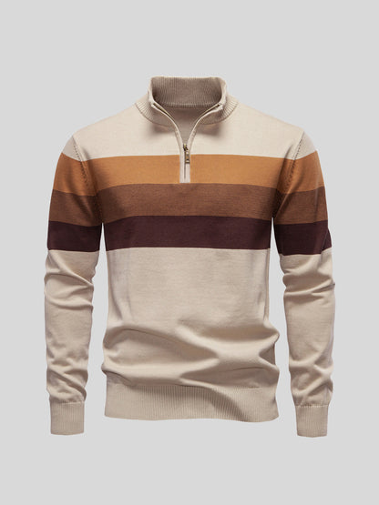 More Than Basic Men's Midweight Golf Quarter Zip Sweater