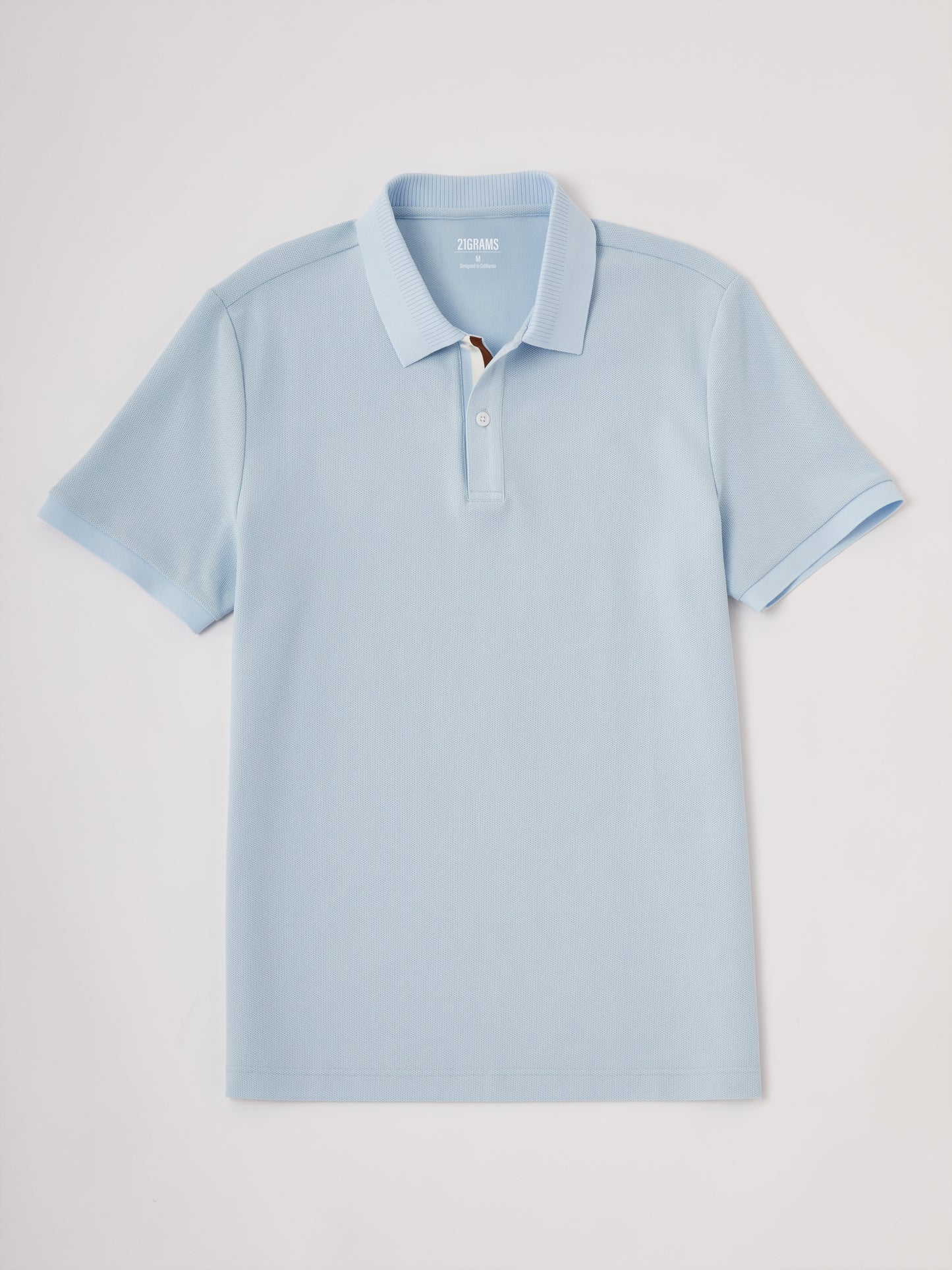 PearlTex Men's Piqué Cotton-Linen-Silk Polo Top
