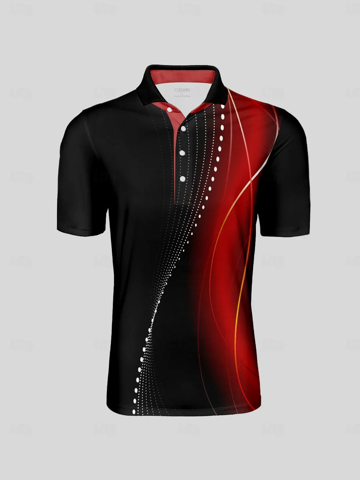 Air Brush Herren Polo-Shirt mit Rippkragen UPF50+