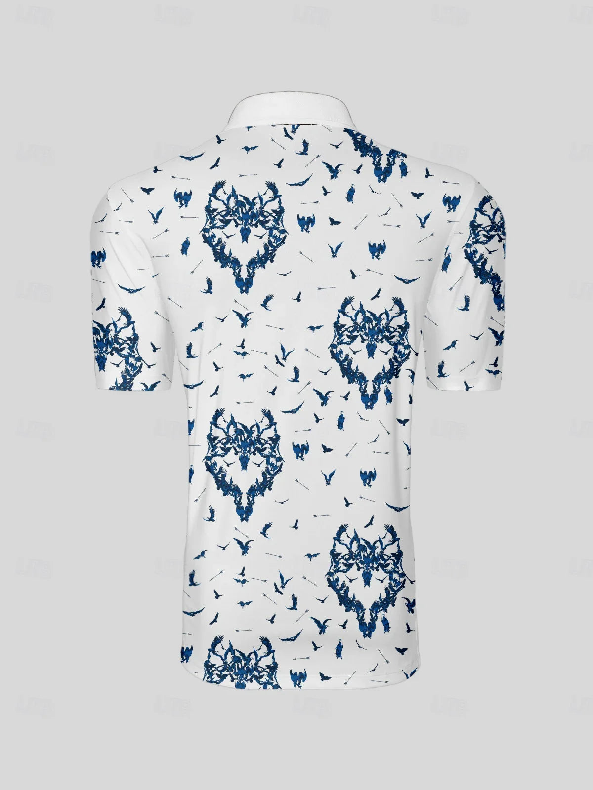 Wildlife Party Herren Poloshirt mit Rippkragen LSF 50+