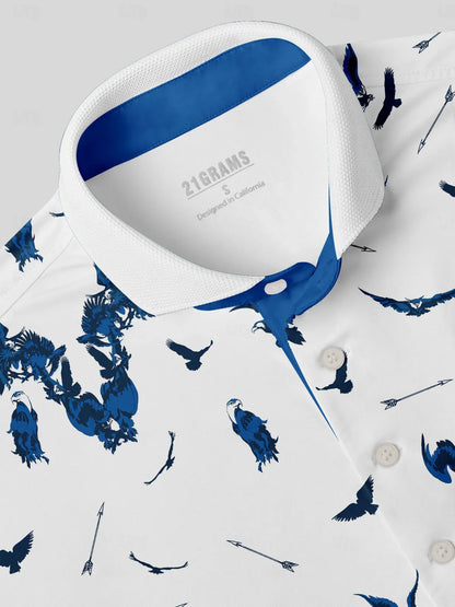 Wildlife Party Herren Poloshirt mit Rippkragen LSF 50+