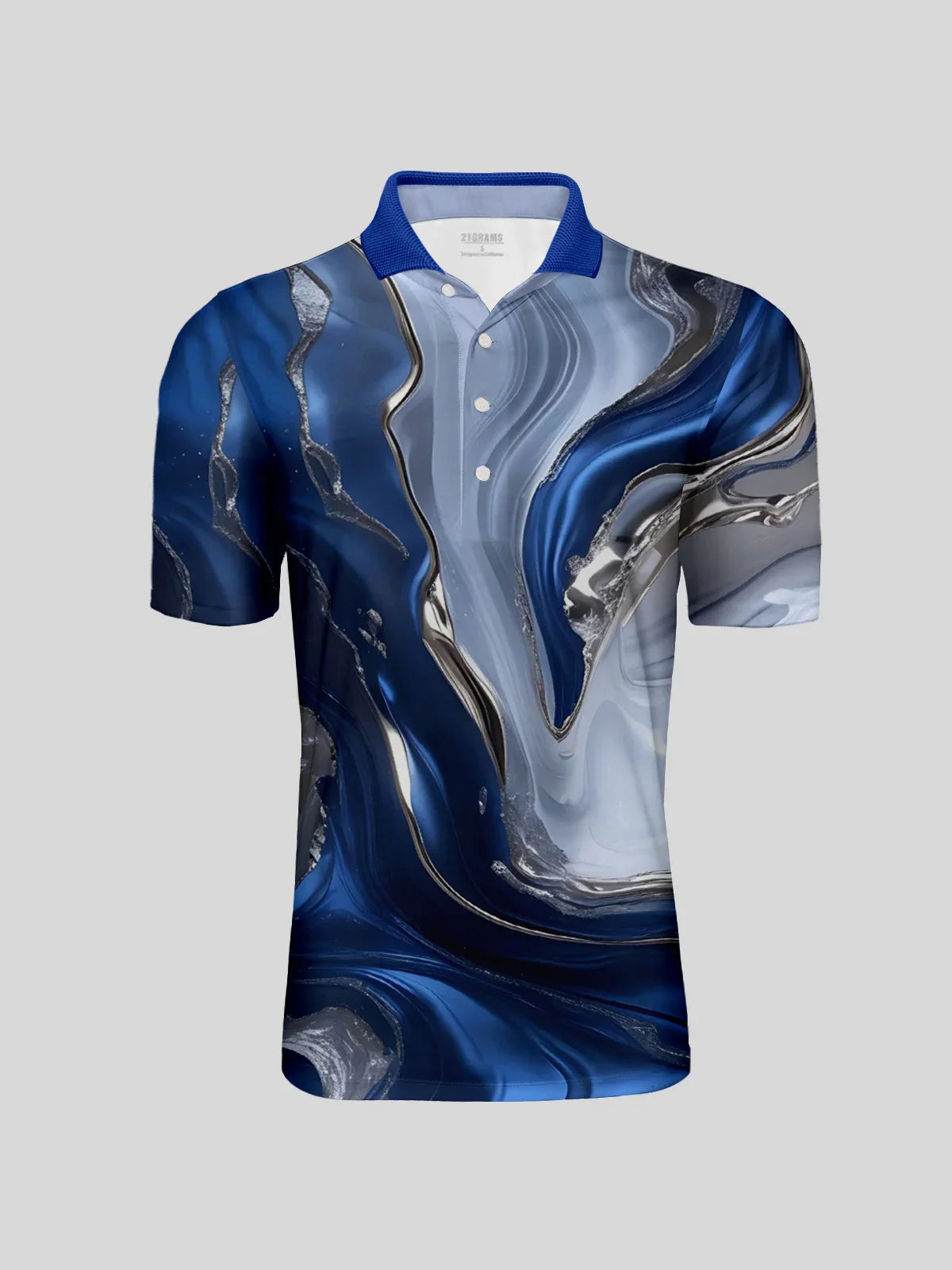 Inked Skins Maglia polo da uomo con collo a coste UPF50+