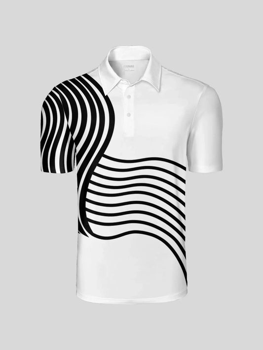 Playful Nautical-Men's Polo Top UPF50+ - Acegolfs