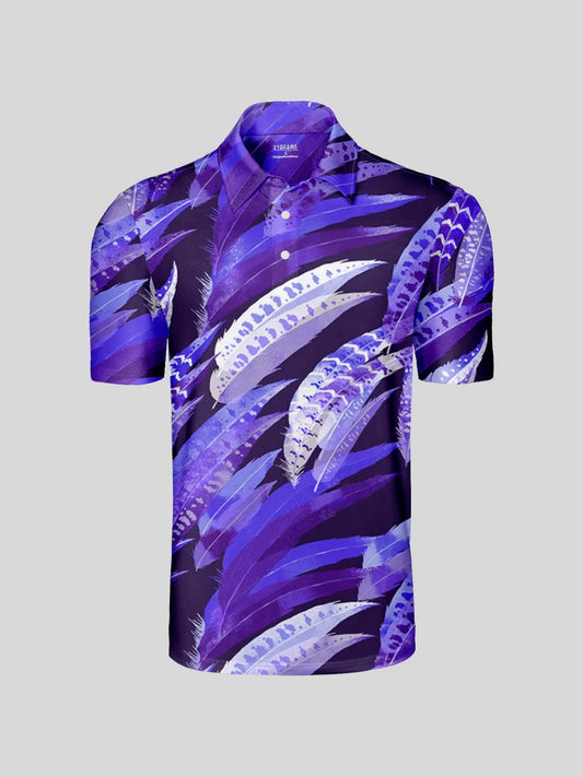 Wildlife Party Herren-Poloshirt LSF 50+