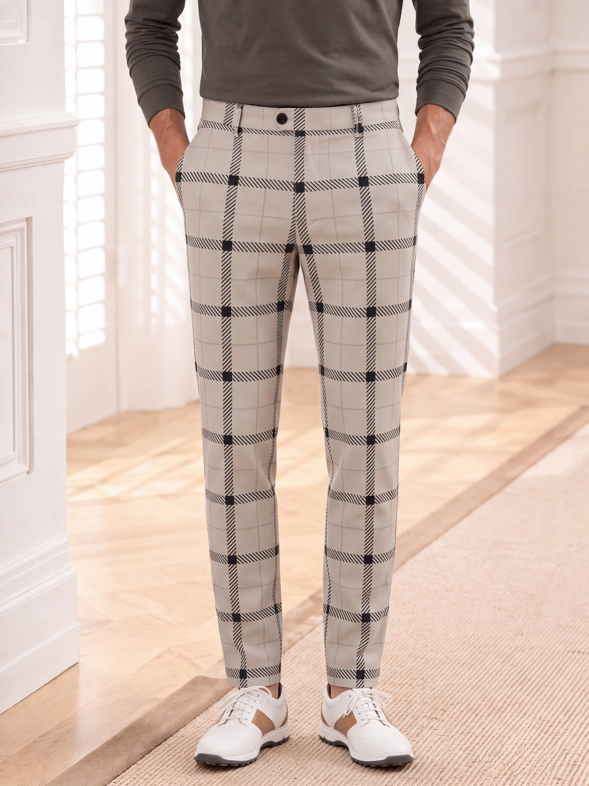 Fairway Patchwork Men's Stretch Golf Pants