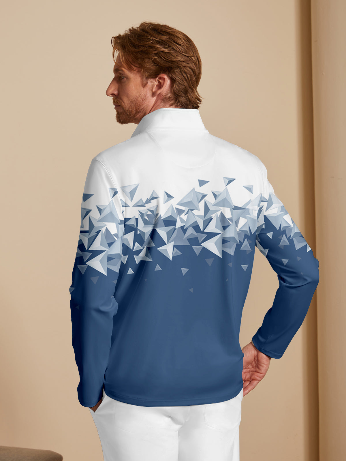 Hyper-prep Men's Lightweight Golf Shirt Quarterzip UPF50+