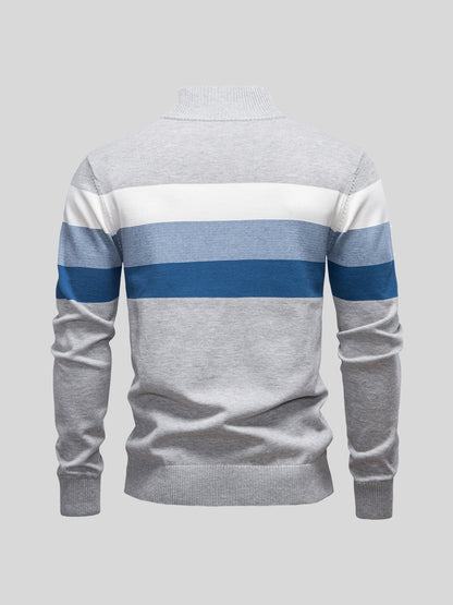 More Than Basic Men's Midweight Golf Quarter Zip Sweater