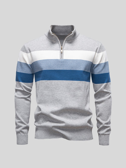 More Than Basic Men's Midweight Golf Quarter Zip Sweater