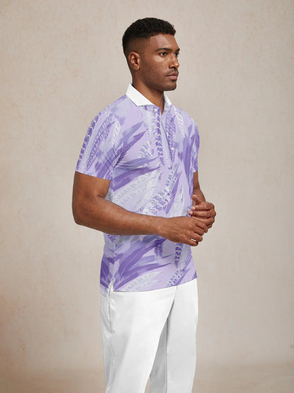 Wildlife Party Top Polo da Uomo con Collo a Coste UPF50+
