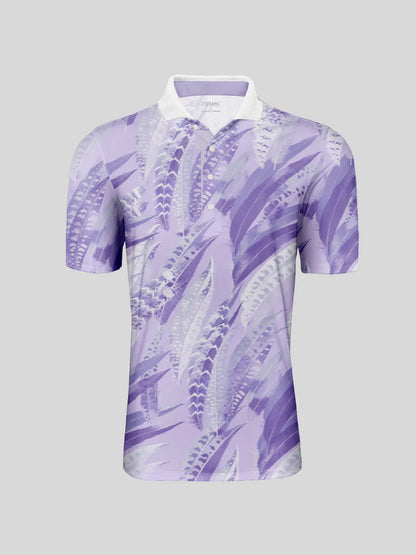 Wildlife Party Top Polo da Uomo con Collo a Coste UPF50+