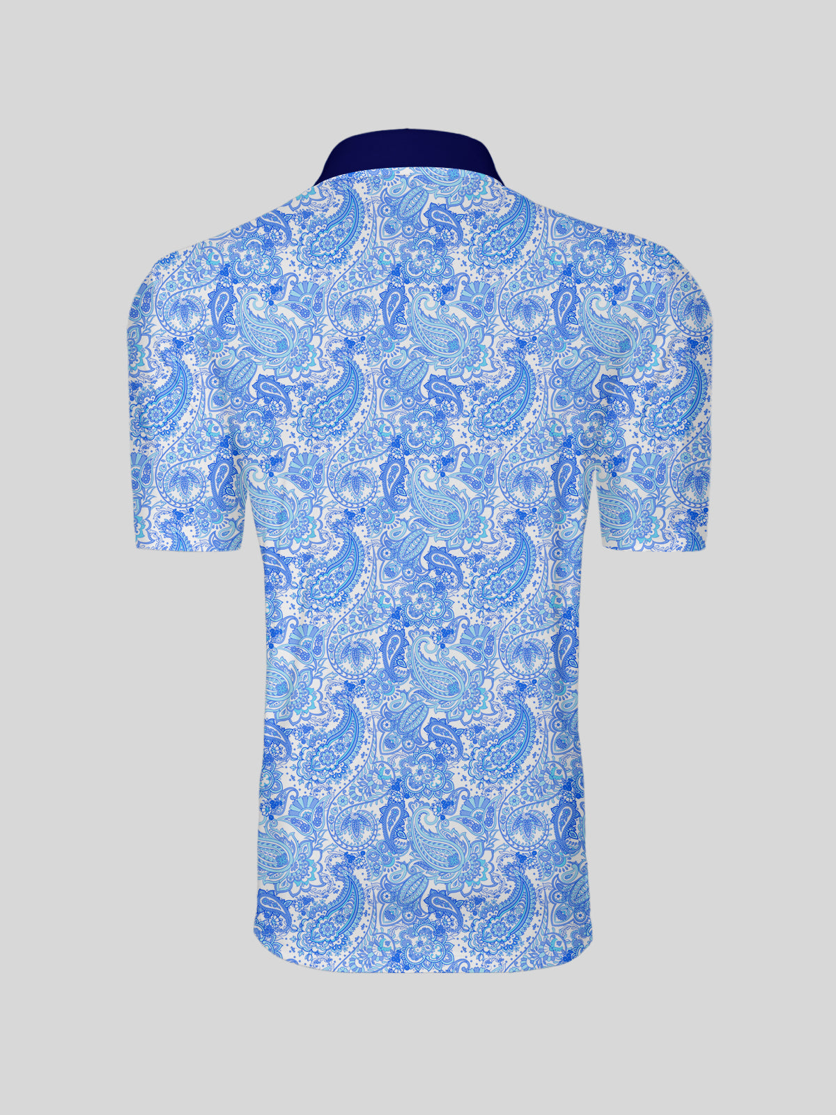 Paisley Heritage Men's Ribbed Collar Polo Top UPF50+