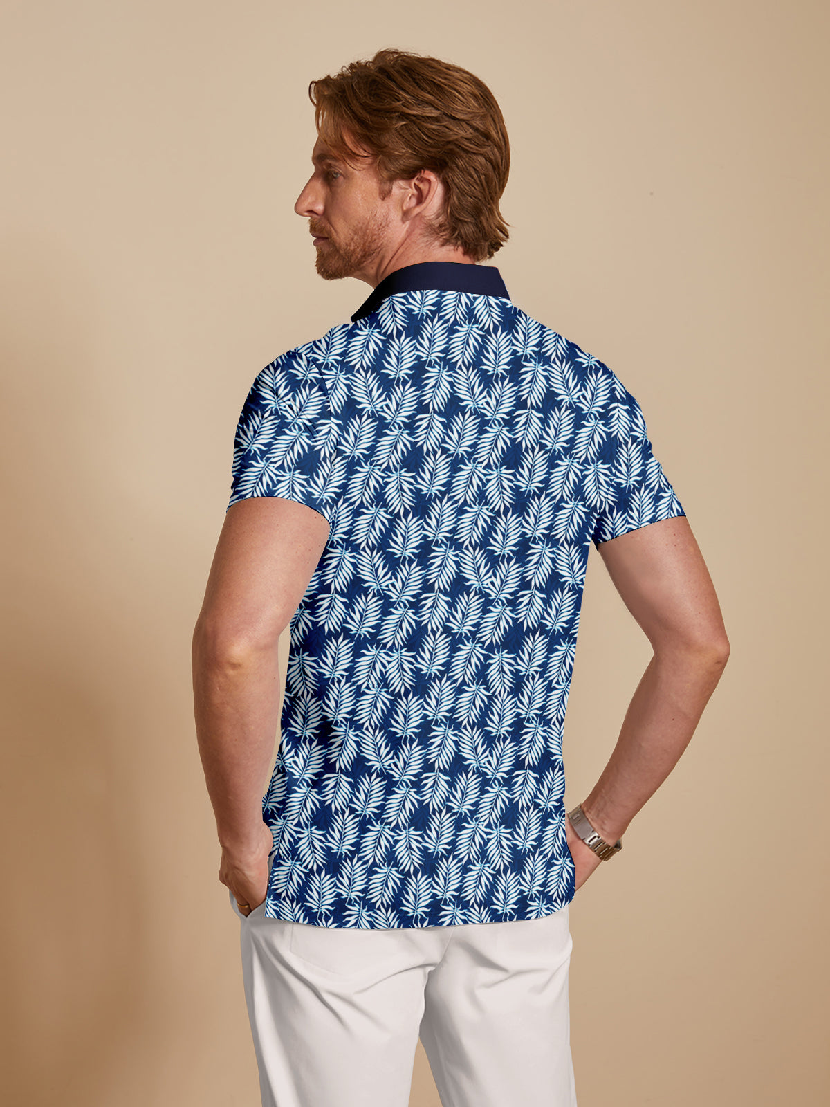 Botanical Energy Men's Polo Top UPF50+
