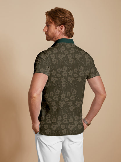 Botanical Energy Men's Polo Top UPF50+