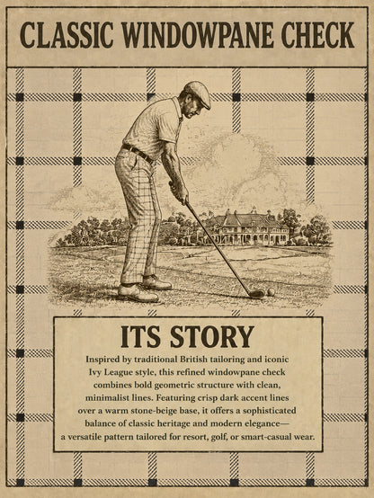 Fairway Patchwork Men's Stretch Golf Pants