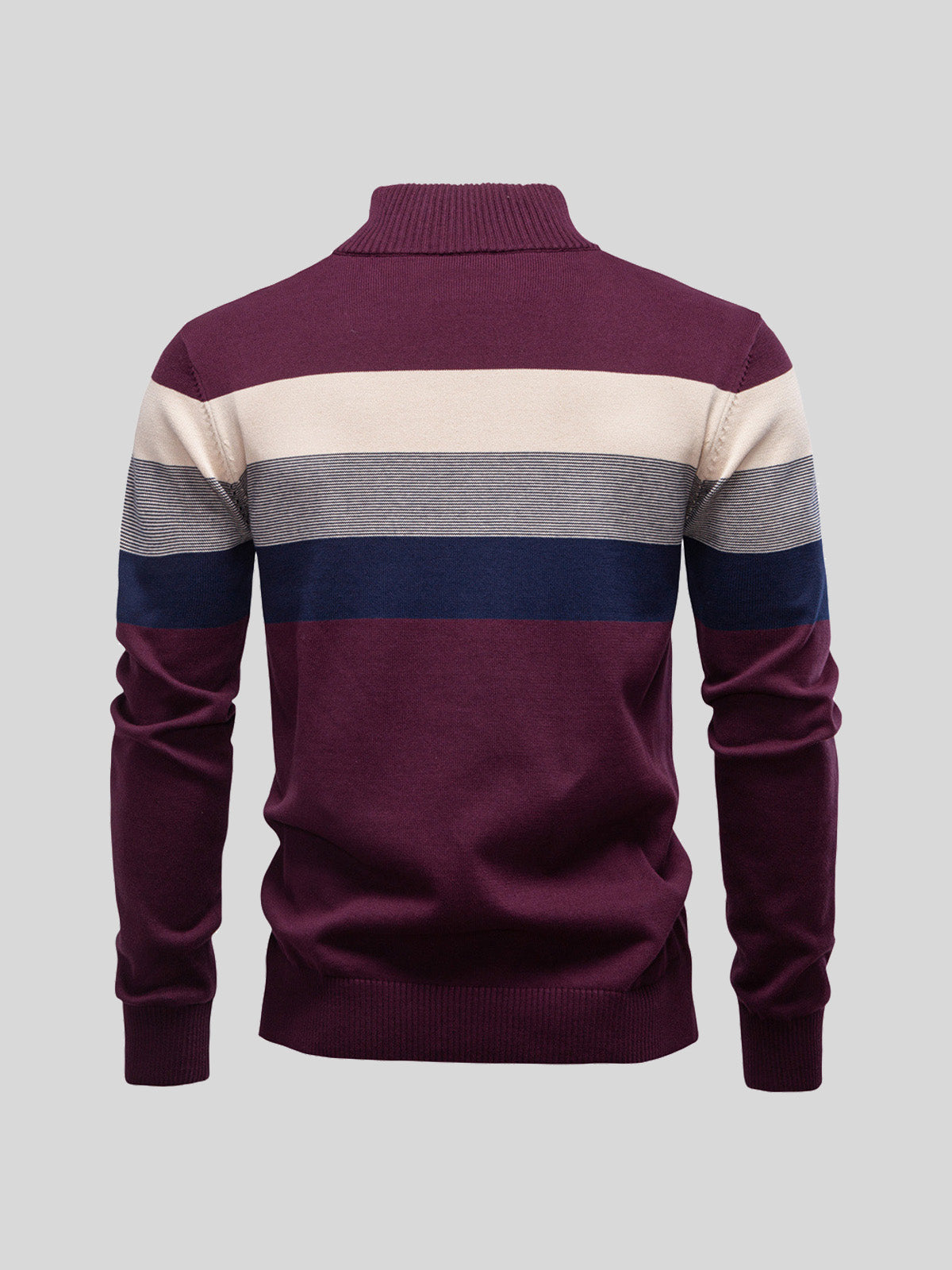 More Than Basic Men's Midweight Golf Quarter Zip Sweater