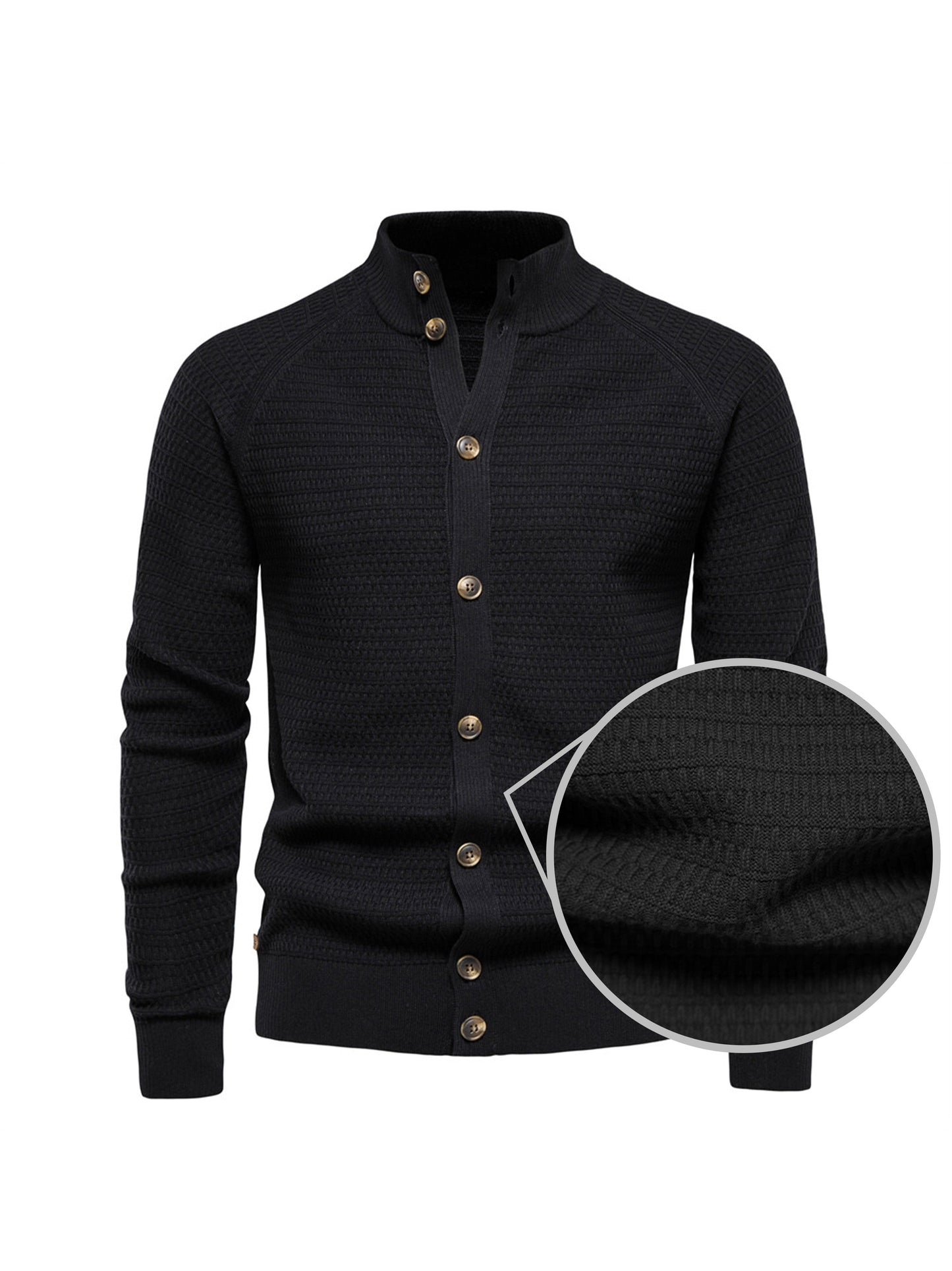 More Than Basic Golf Knit Button Up Cardigan
